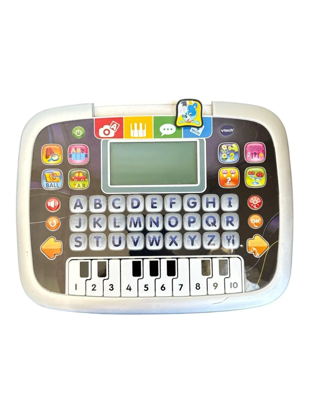 VTech Little Apps Tablet Black Educational Learning Toy Piano Tested